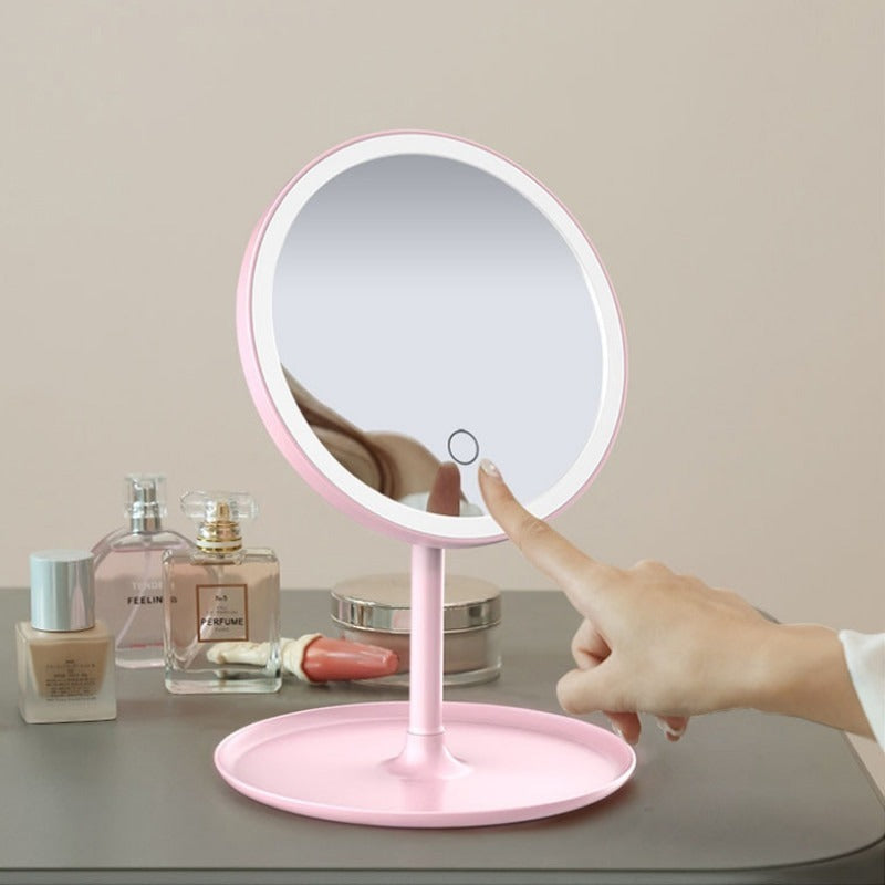 Miroir de maquillage lumineux