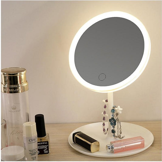 Miroir de maquillage lumineux